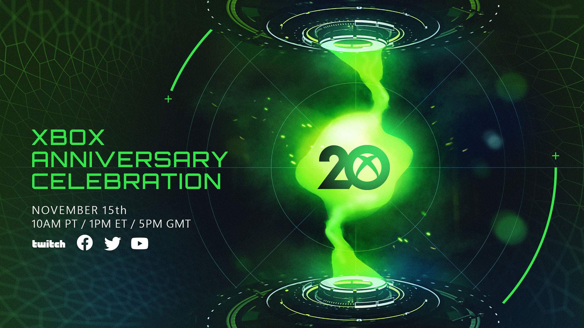 Xbox : Un événement en direct le 15 novembre pour célébrer les 20 ans