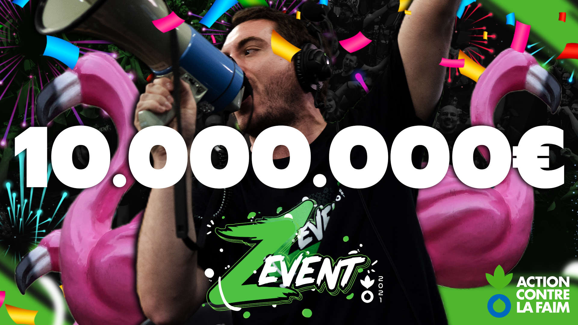 Z Event 2021 : Record battu avec 10 millions d’euros récoltés pour Action contre la Faim