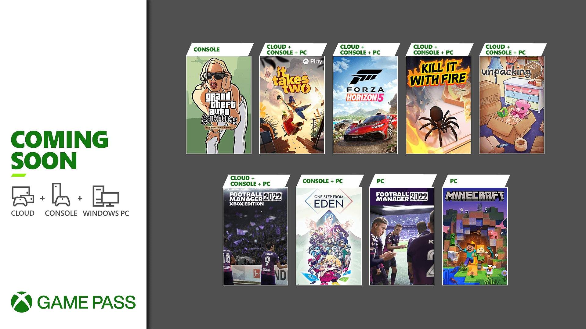 Xbox Game Pass : Novembre démarre sur les chapeaux de roue