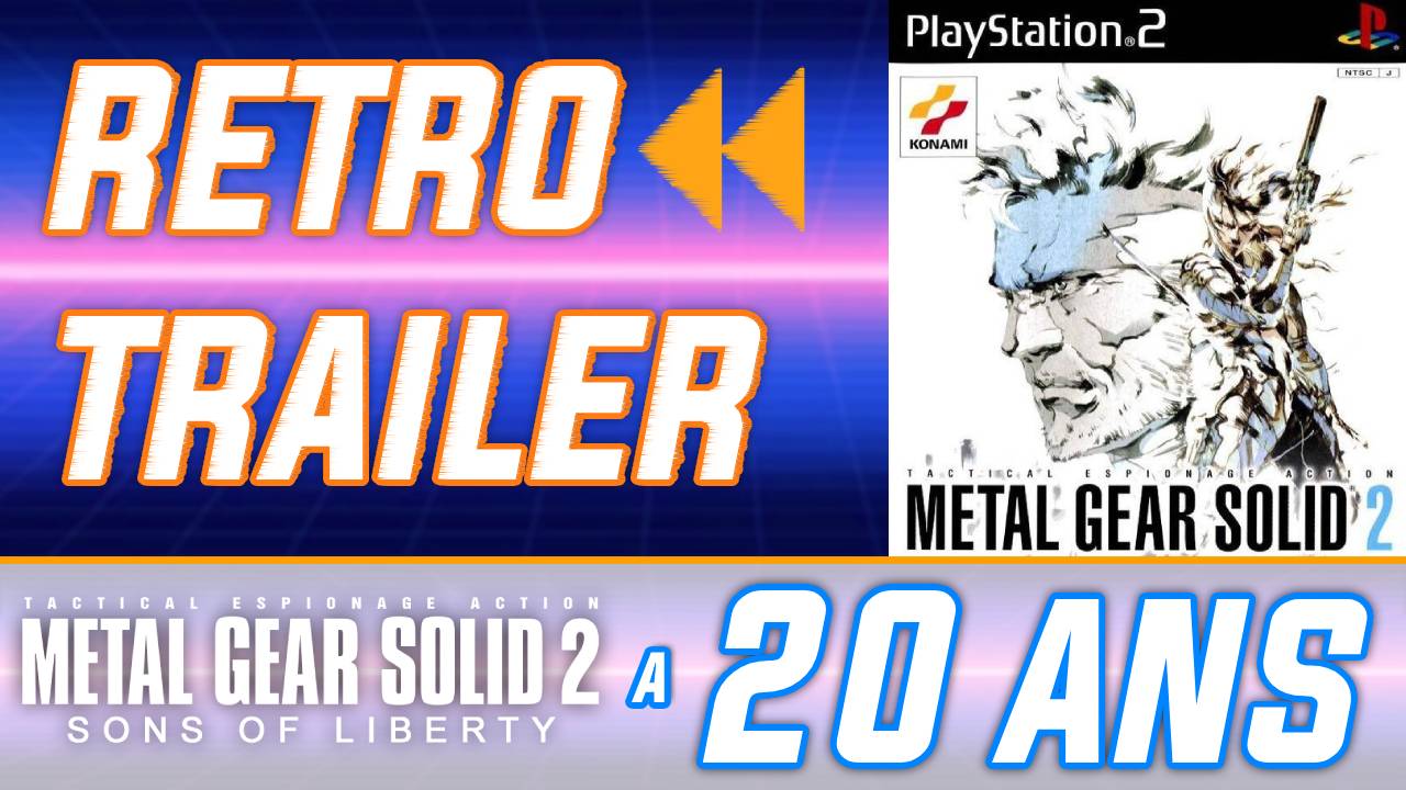 Rétro Trailer : Metal Gear Solid 2 a 20 ans ! Le trailer de l'E3 remasterisé en 4K