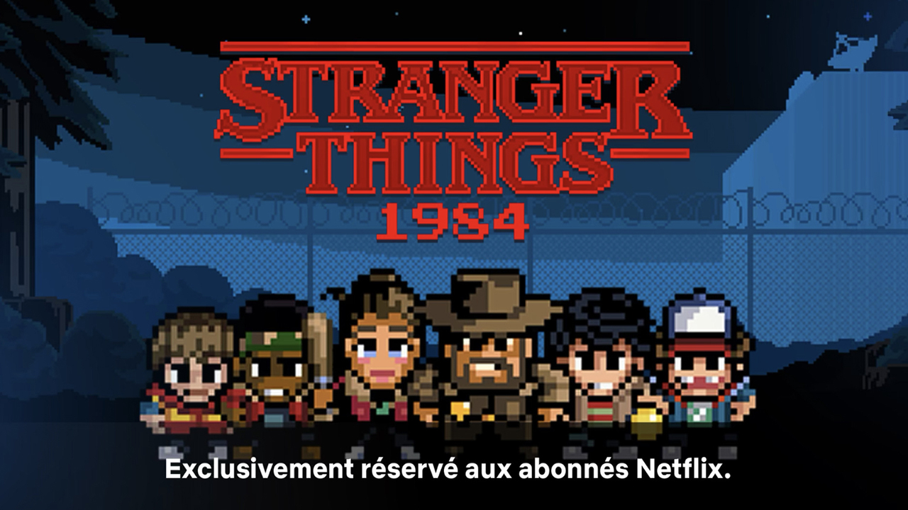 Le jeu Stranger Things 1984 sur Netflix.