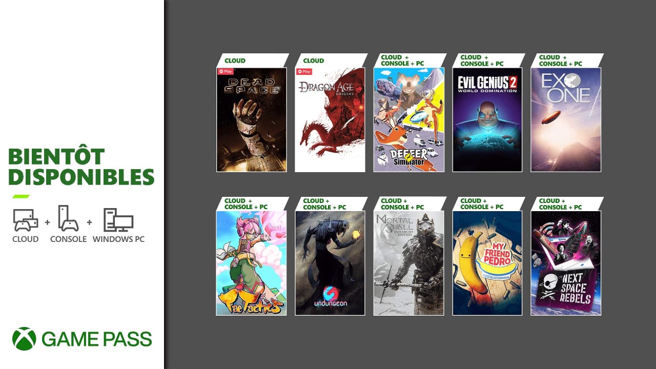Xbox Game Pass : La seconde salve du mois de novembre donne la banane
