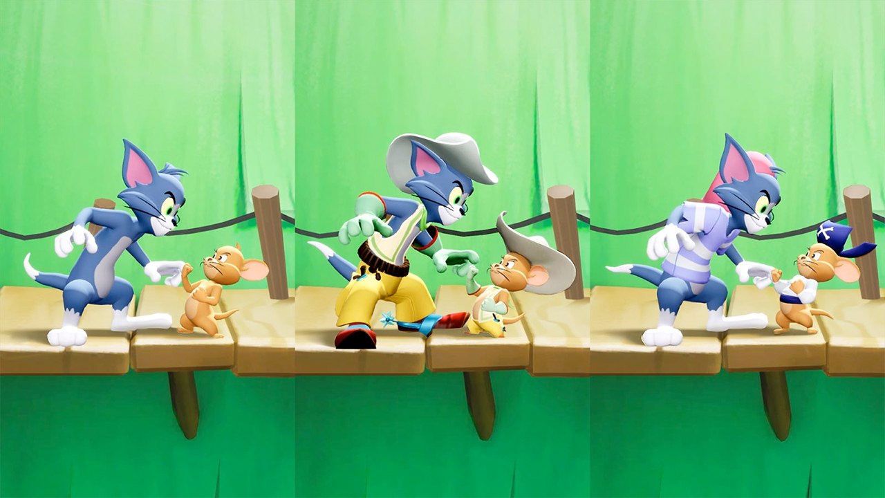Différents skins de Tom & Jerry dans MultiVersus.