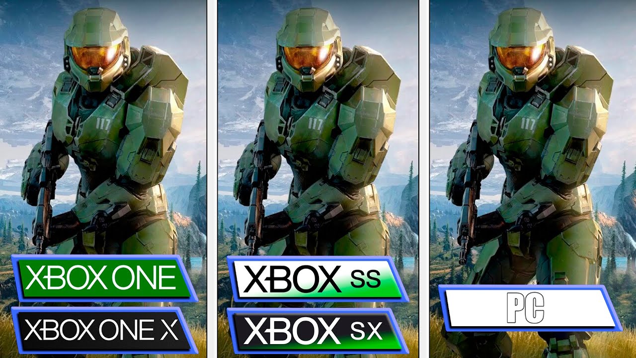 L'image du jour : Solo d'Halo Infinite, le comparatif ultra complet sur les 4 Xbox + PC