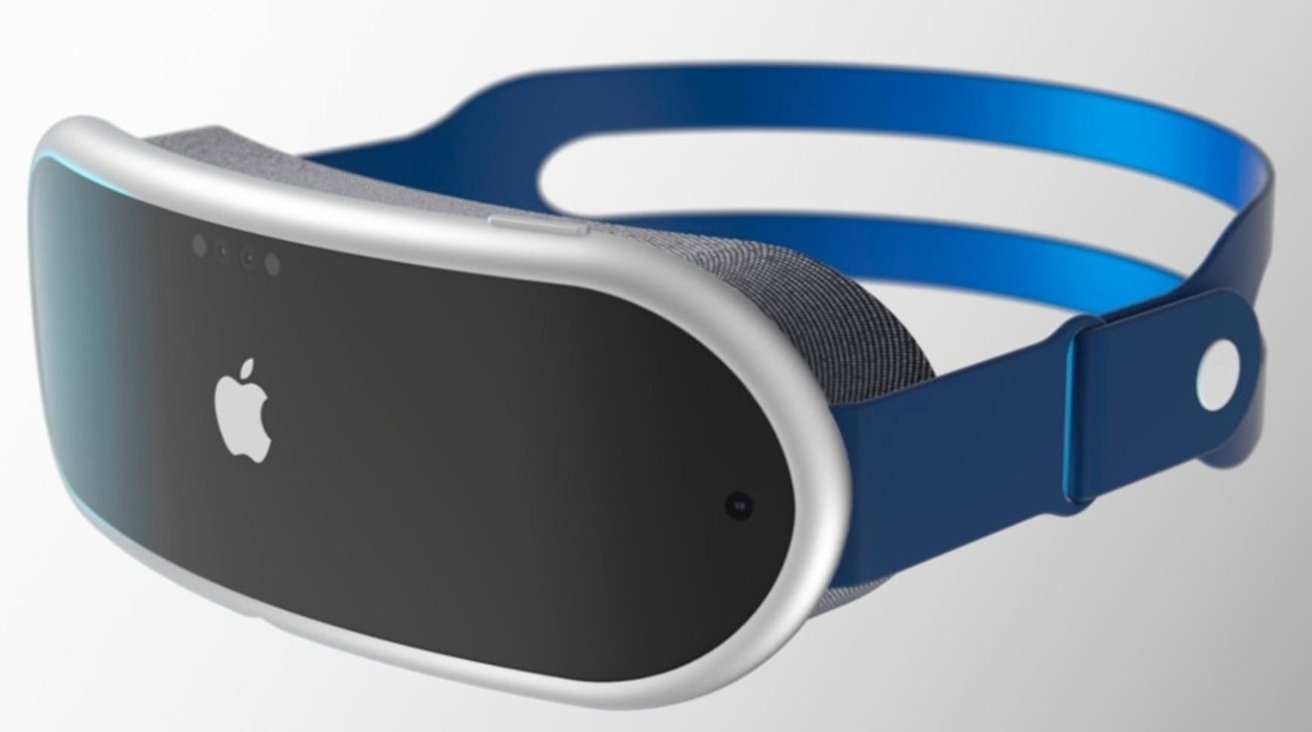 Image conceptuelle du casque VR/AR de chez Apple.