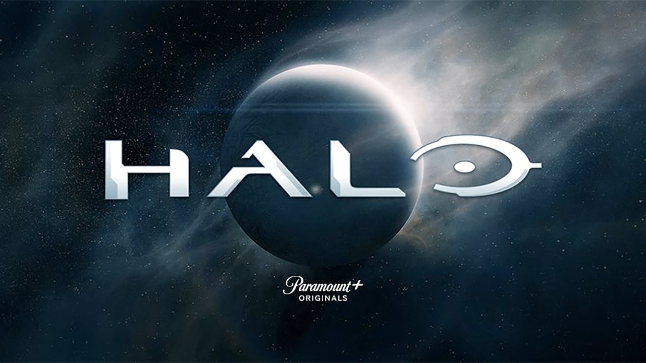 The Halo series logo on Paramount +
