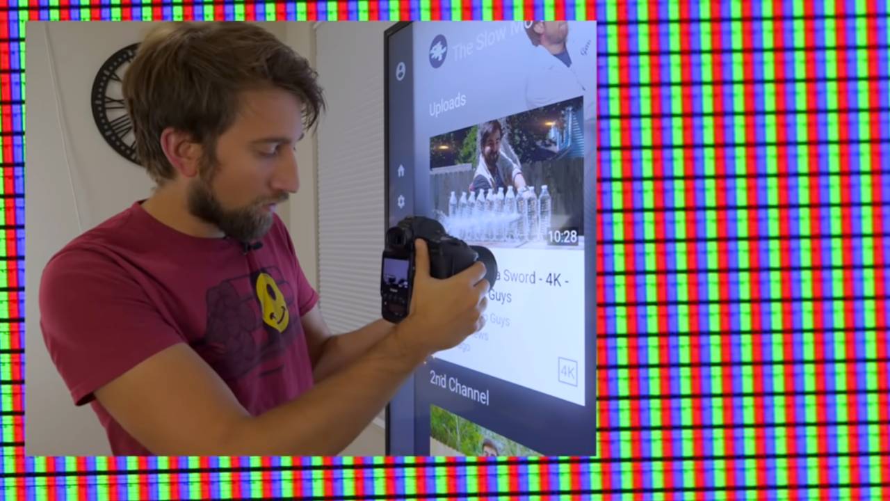 L'image du jour : Comment un écran fonctionne en slow motion + macroscopie