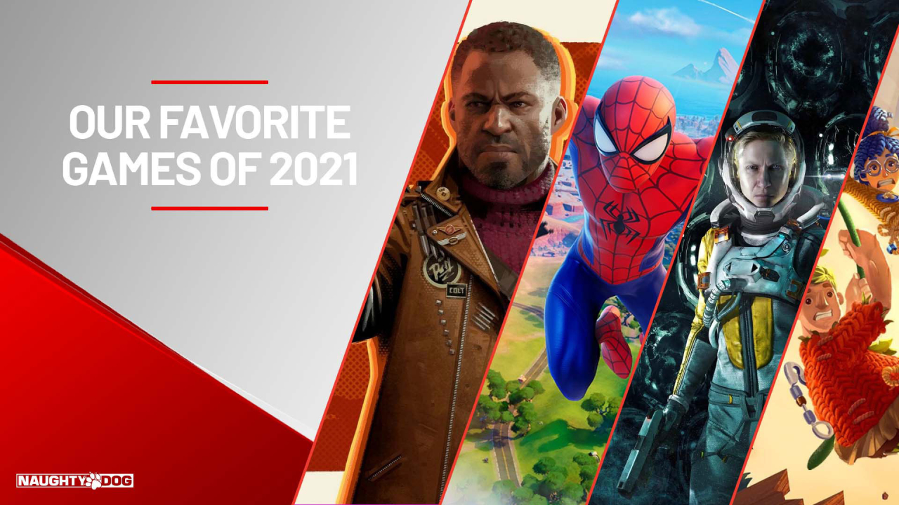 Naughty Dog dévoile sa liste des meilleurs jeux de l'année 2021