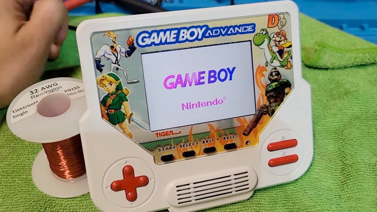 He transplanted a Game Boy Advance into a Tiger electronic game thumbnail