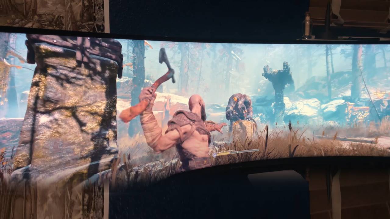 L'image du jour : God of War en Ultrawide 5120x1440, ça donne ça !