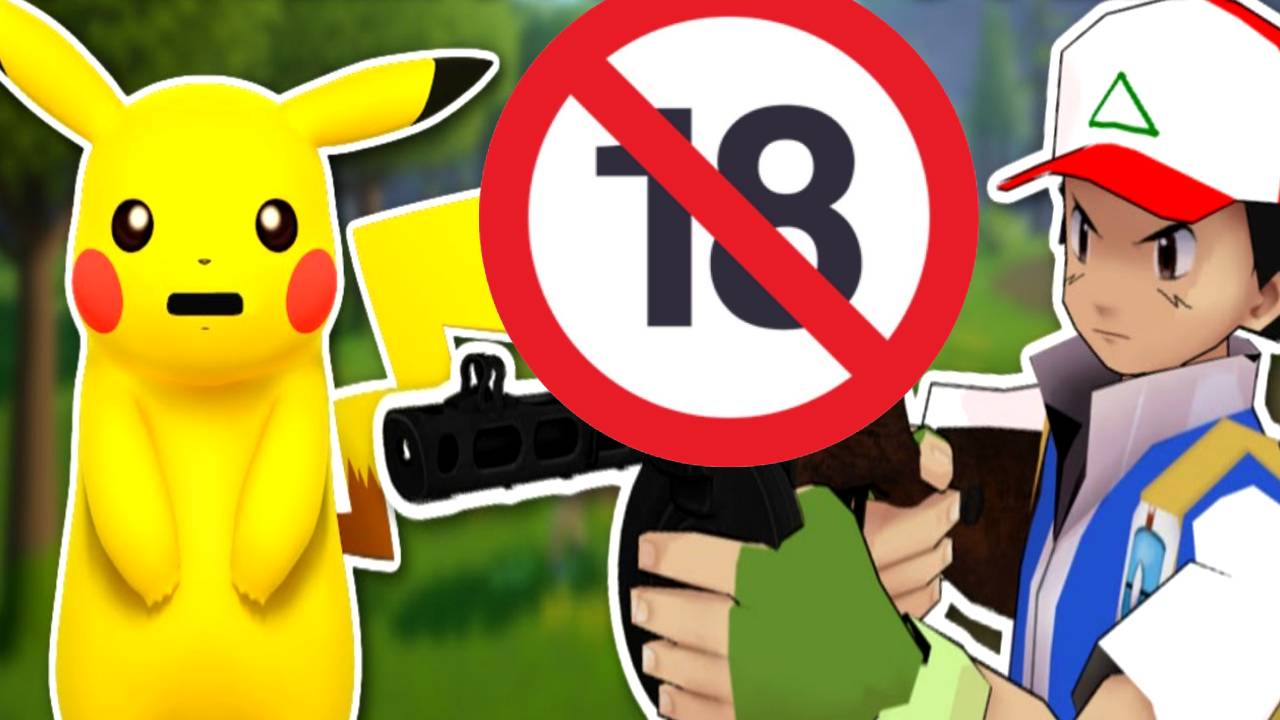 L'image du jour : Nintendo ne va pas aimer, il crée un Pokémon First Person Shooter - PEGI 18