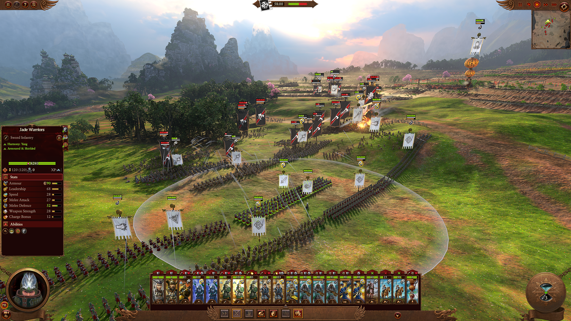 Screenshot de Total War Warhammer III.