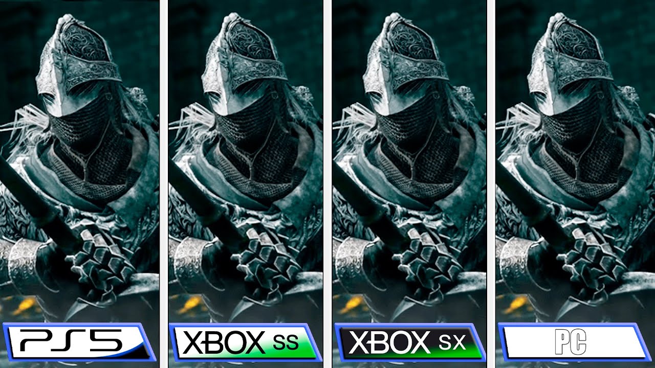 L'image du jour : Elden Ring PS4 "version sup", et PC "bâclé" ? Les comparatifs PS5 vs Xbox vs PC complets
