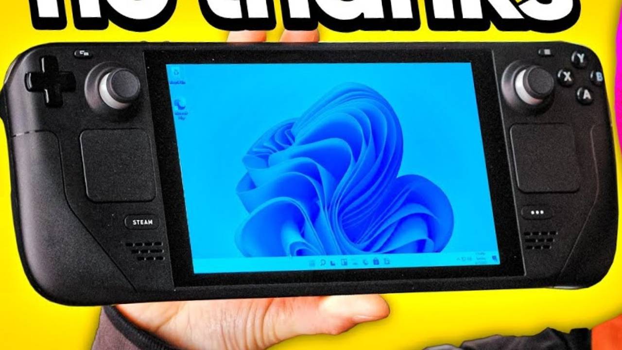 L'image du jour : Installer Windows sur le Steam Deck, mauvaise idée ? Les comparatifs éloquents