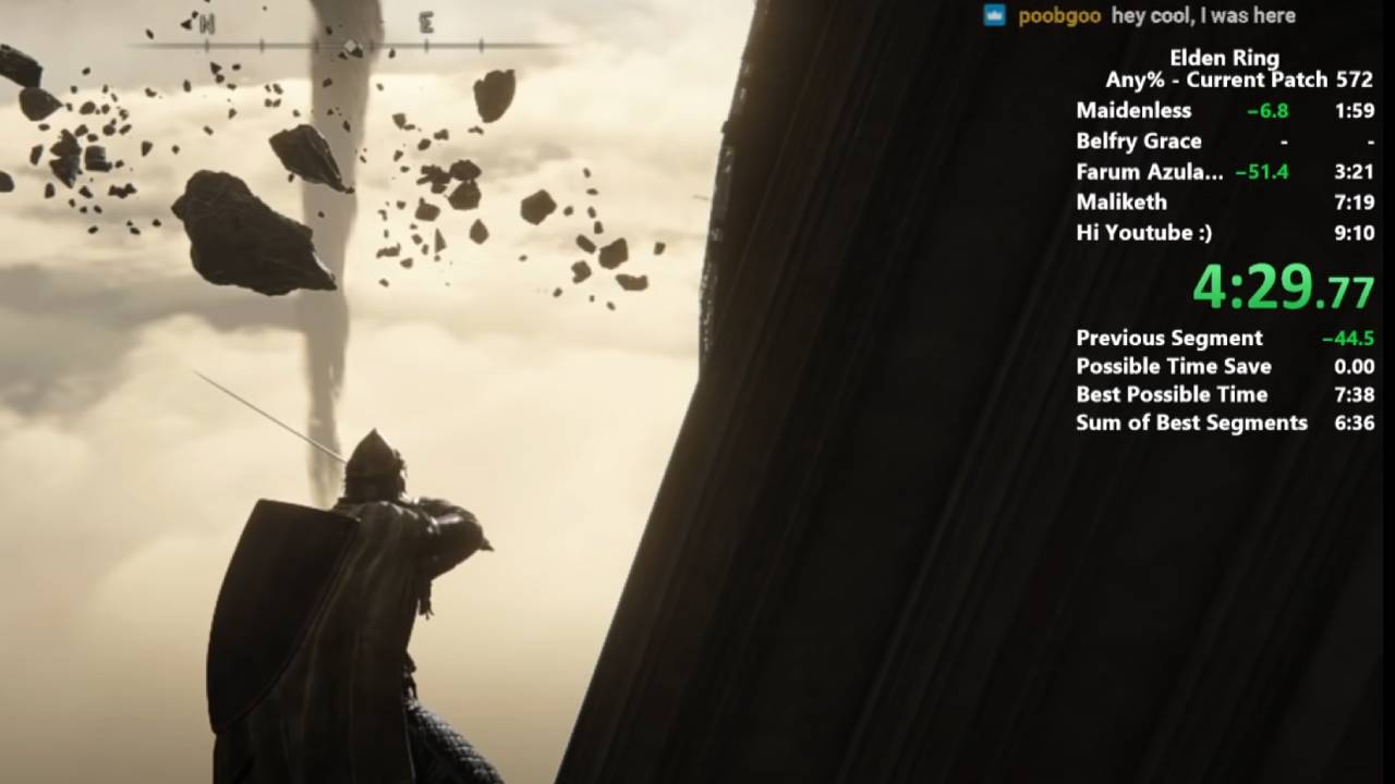 L'image du jour : Il termine Elden Ring en 7 minutes, la vidéo du record du monde