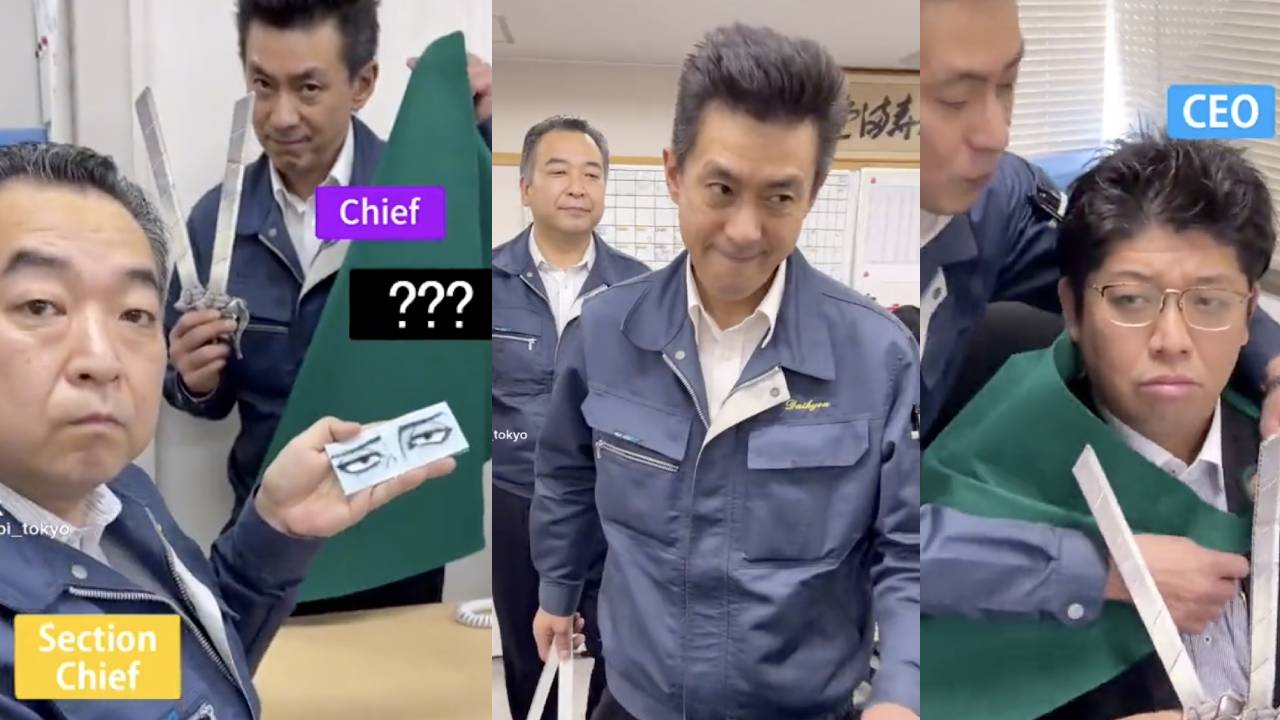 L'image du jour : Pendant ce temps, dans une compagnie de sécurité au Japon