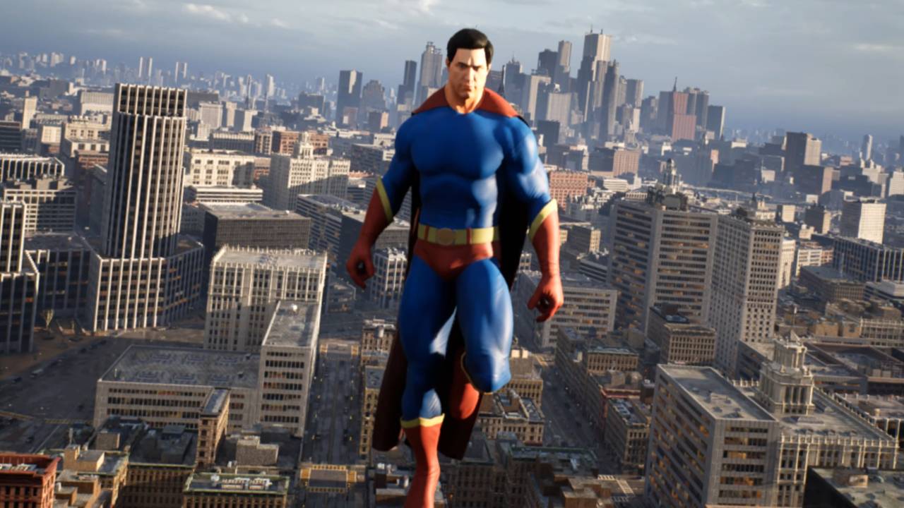 L'image du jour : Superman débarque dans l'Unreal Engine 5, la démo gratuite