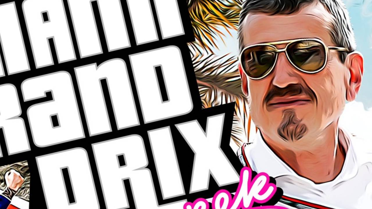 L'image du jour : GTA x Grand Prix F1 de Miami, la superbe affiche de Haas