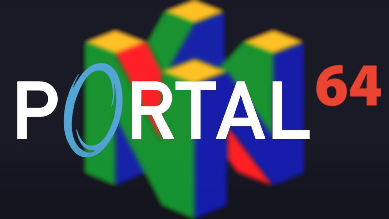L'image du jour : Marre des Remakes ? Voici un vrai Demake de Portal sur N64