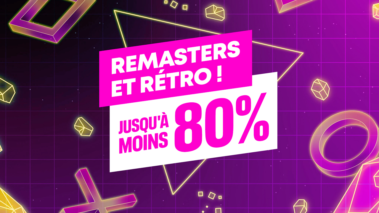 Promos PSN : les jeux retro et les remasters à prix fous (jusqu'à -95%)