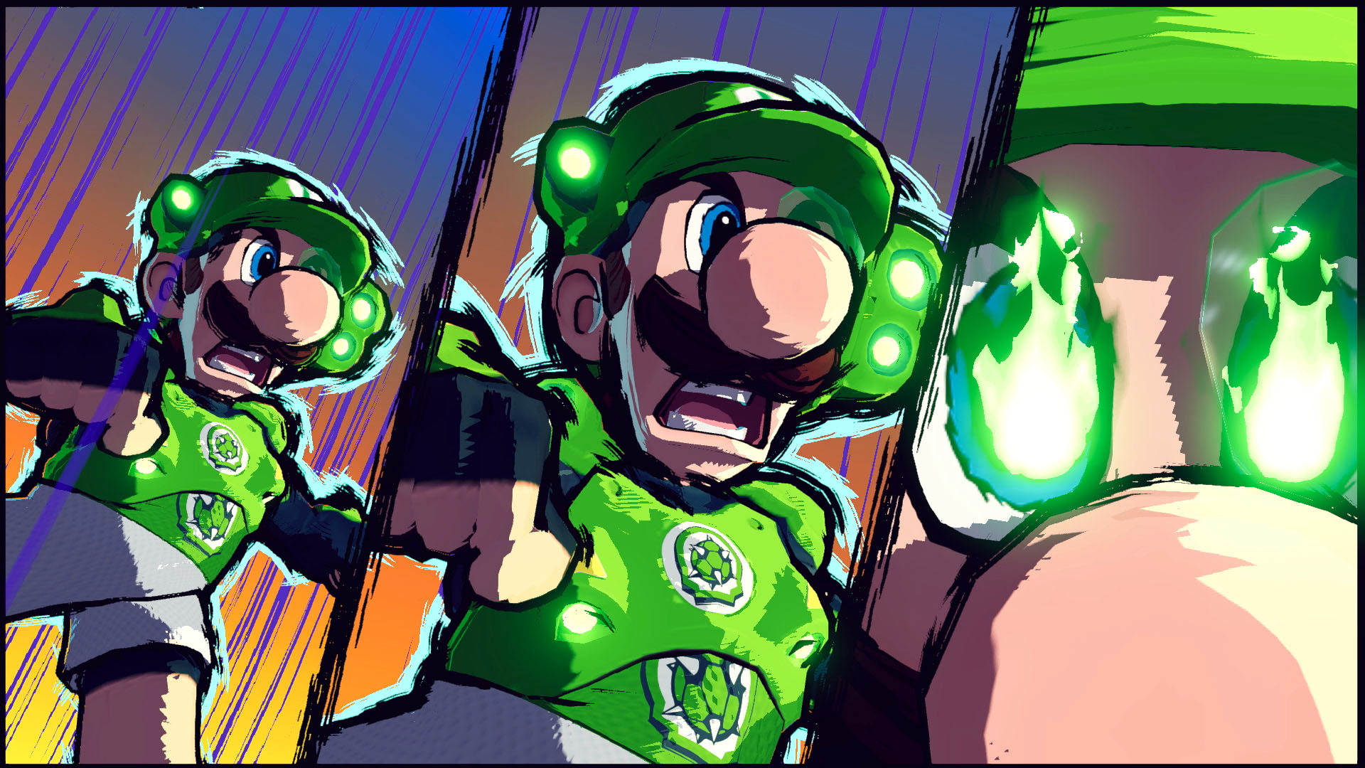 Luigi Hyper Frappe Mario Strikers