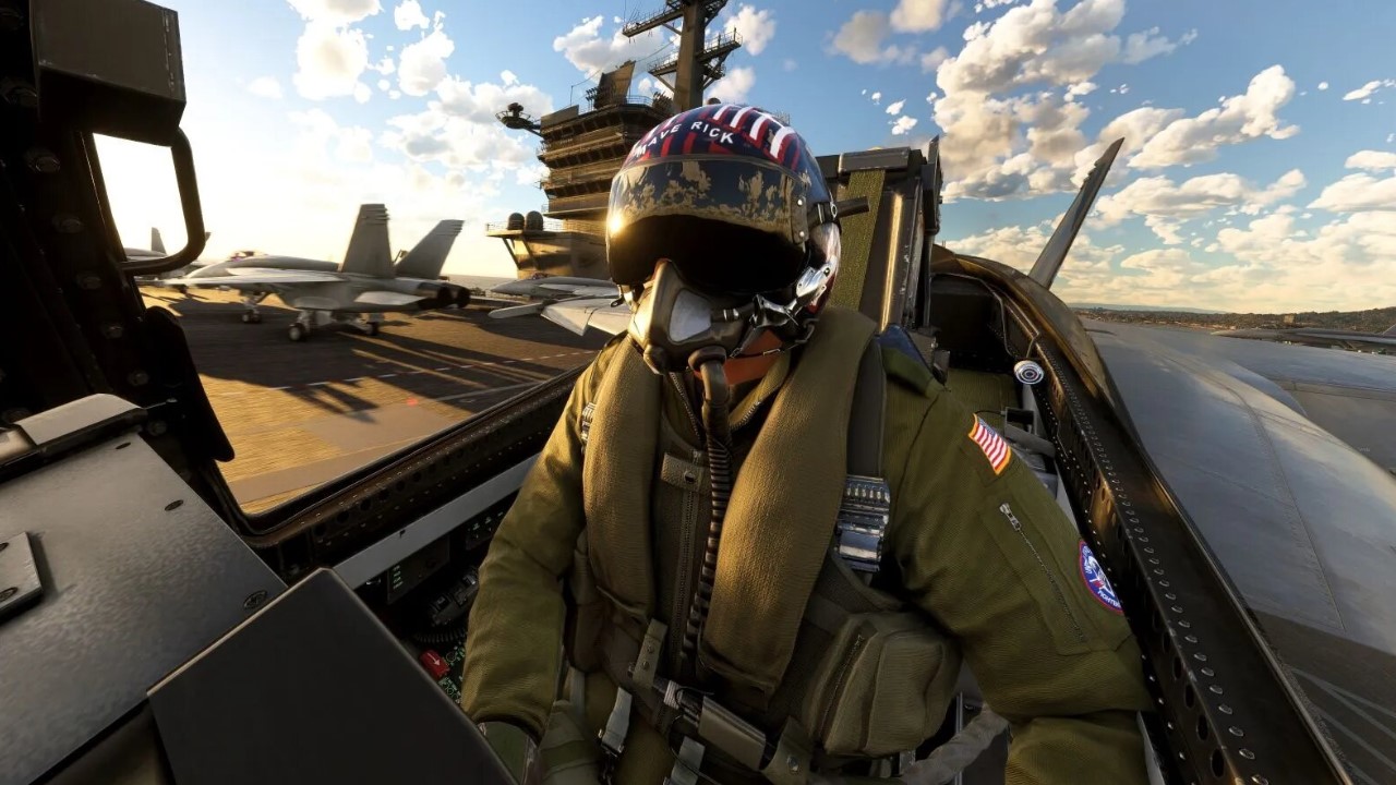 Microsoft Flight Simulator : l'extension Top Gun Maverick disponible gratuitement