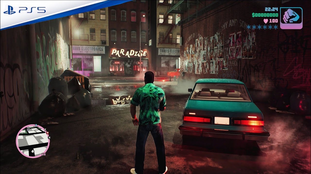 La vidéo du week-end : GTA Vice City remaké à l'Unreal Engine 5, le comparatif avec l'original