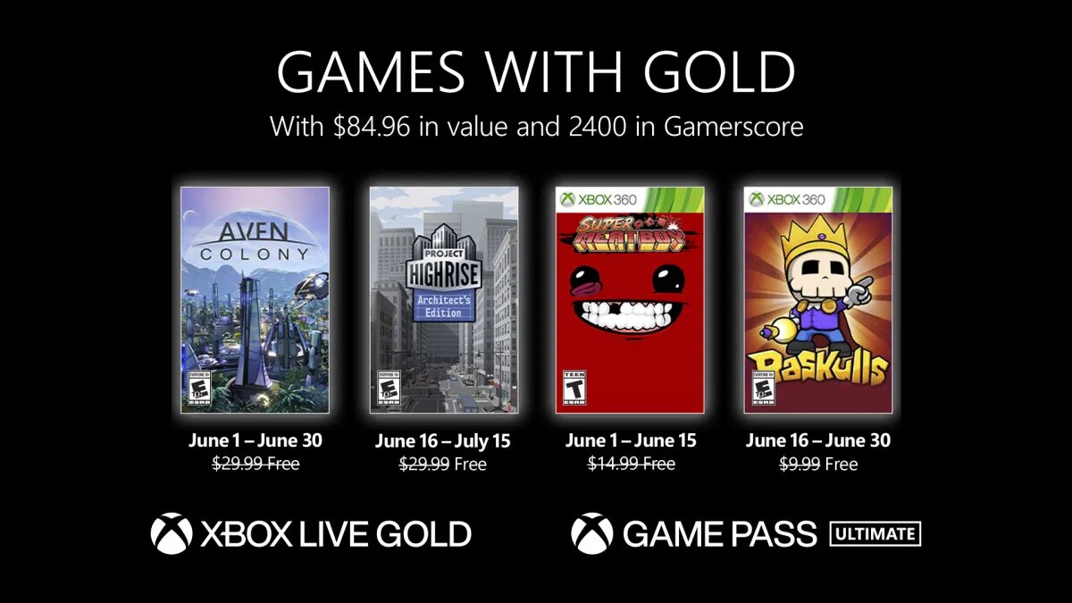 Games With Gold free games 