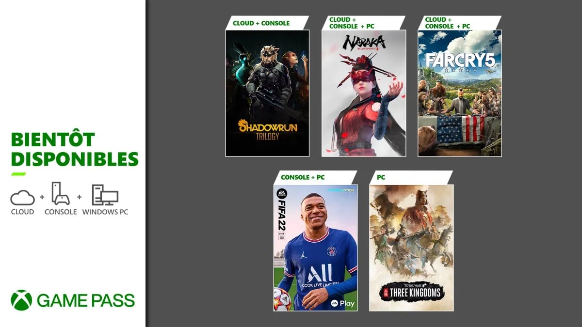 Voici les nouveaux jeux Xbox Game Pass de juin 2022 avec FIFA 22 ou encore Total War: Three Kingdoms. 
