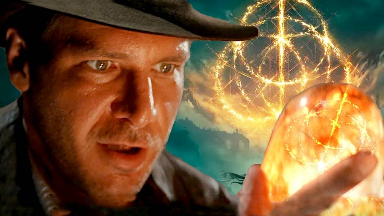 L'image du jour : il incruste Indiana Jones dans Elden Ring, et c'est brillant