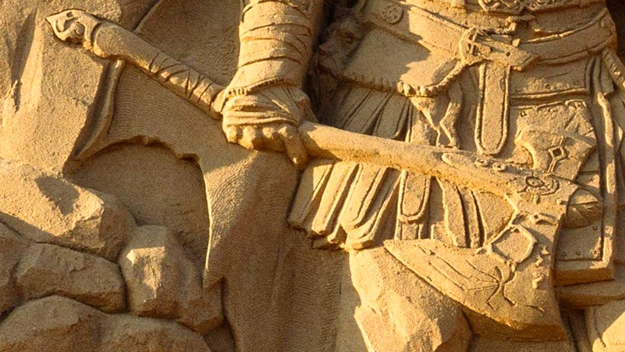 L'image du jour : une immense oeuvre sablée God of War Ragnarök aux détails impressionnants