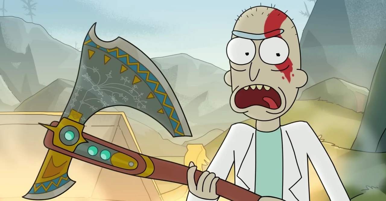 Rick & Morty parodient God of War Ragnarok, et c'est génial