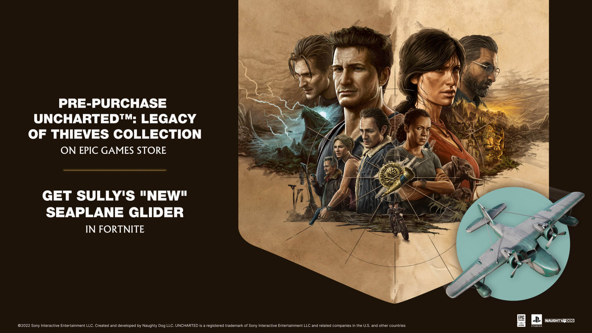 Uncharted Legacy of Thieves Collection bonus Epic Games Store. 