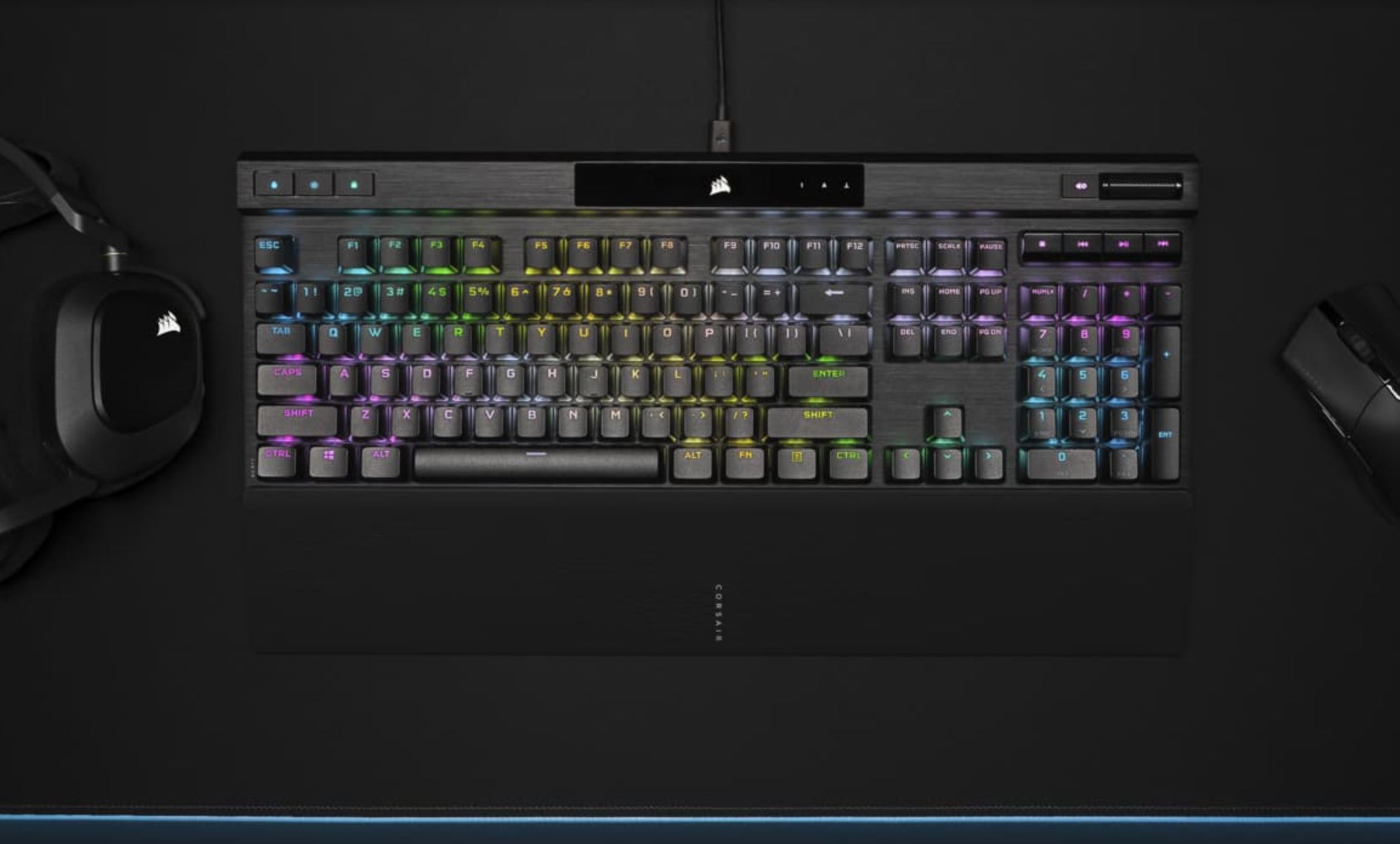 Corsair enrichit sa gamme avec 2 beaux claviers haut de gamme