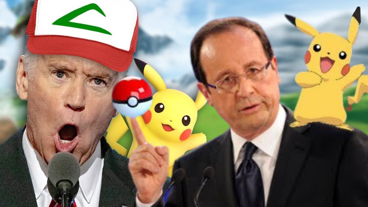 L'image du jour : François Hollande et Joe Biden chantent Pokémon