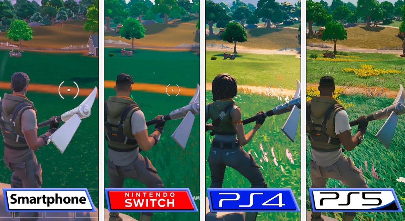 L'image du jour : Fortnite, le comparatif de 2017 à la version Next Gen UE5