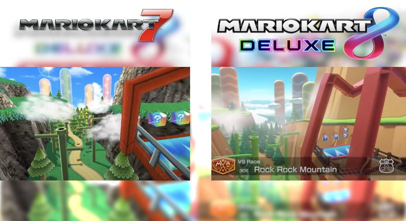 L'image du jour : circuits Mario Kart 8 Vague 3, le comparatif graphique