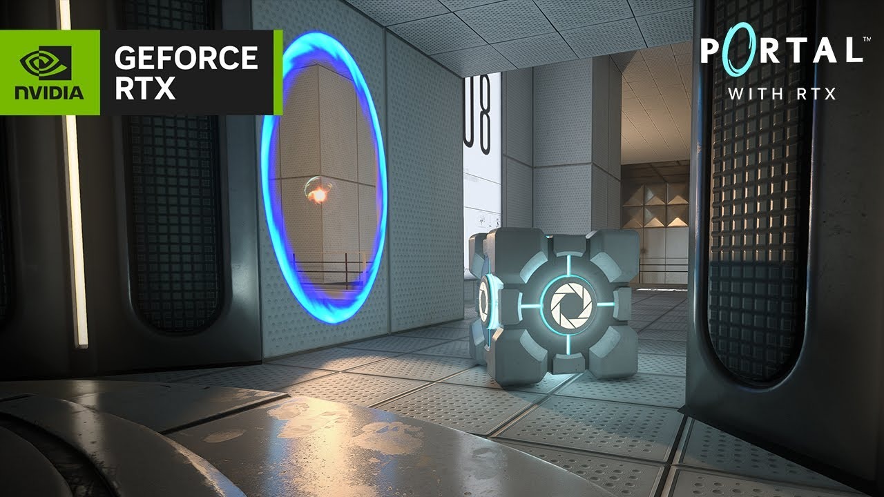 Portal RTX : une vidéo bluffante avant/après