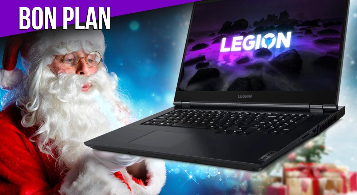 Le PC portable gamer Lenovo Legion 5 avec RTX 3070 en promo pour ce Noël