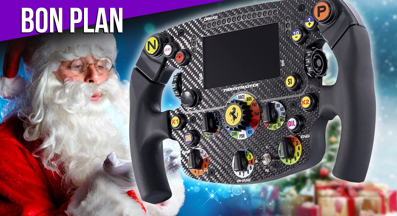 Promo Noel : un volant sous licence Ferrari pour PS5 à un prix hallucinant !