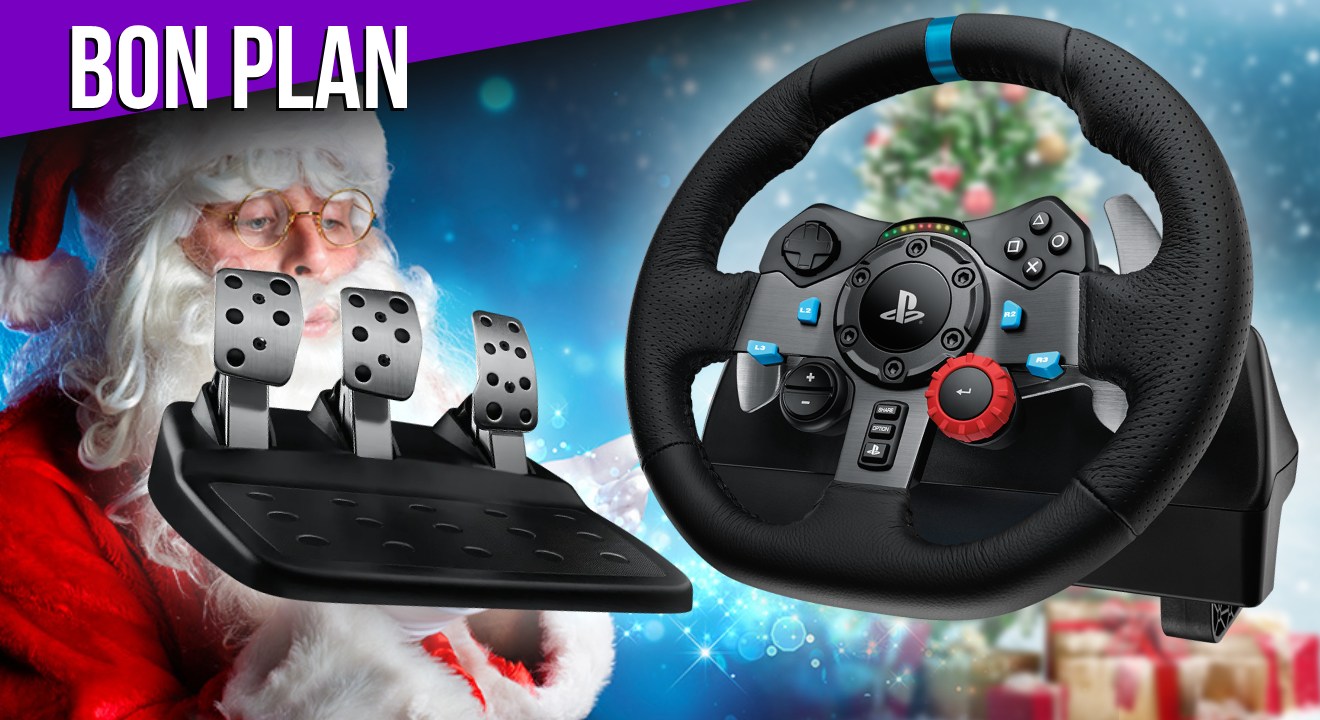 Promo Amazon : réduction de 55% sur le volant Logitech G29 !