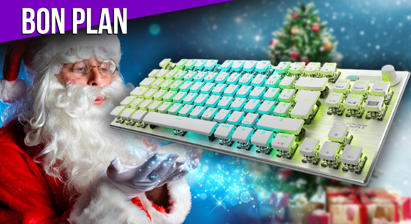 Le Roccat Vulcan TKL Pro à prix cassé avant Noël !