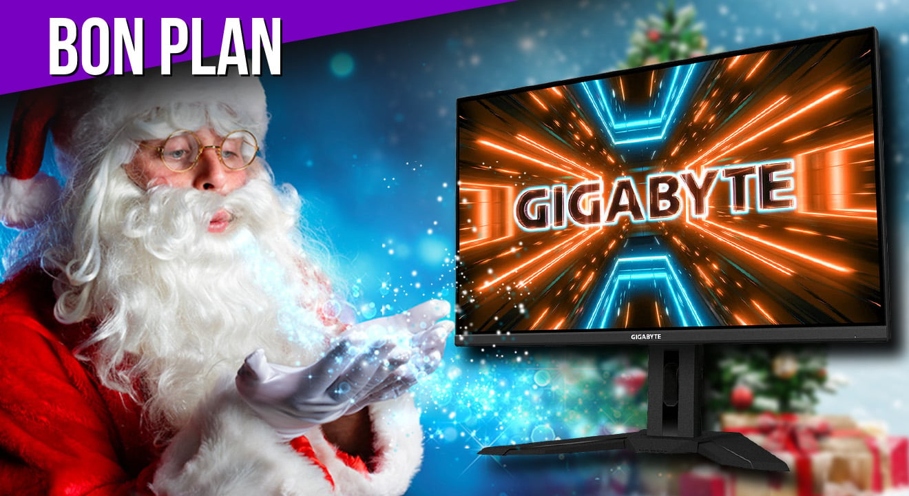 Offre exceptionnelle de Noël : l'écran 4K haut de gamme de Gigabyte en promotion chez Rue Du Commerce !