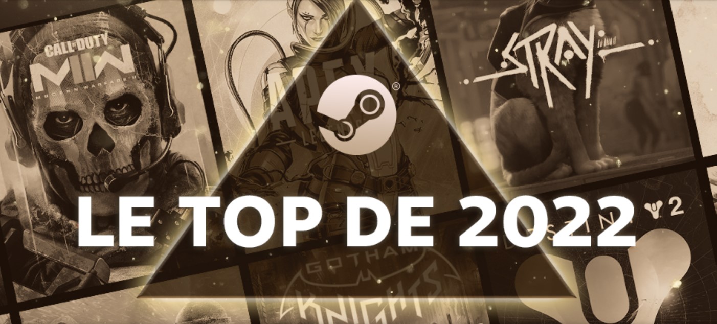 Steam : Top des meilleurs jeux 2022