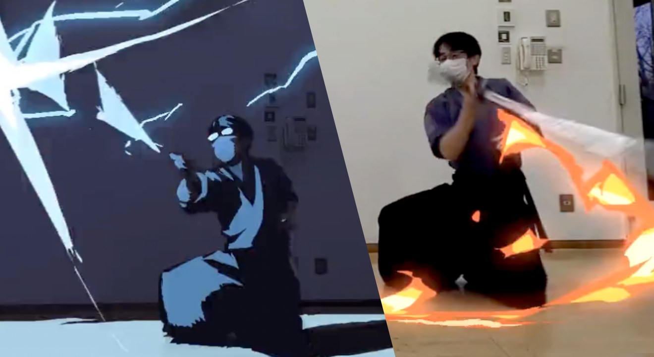 L'image du jour : il transforme la réalité en animée, et c'est trop stylé !