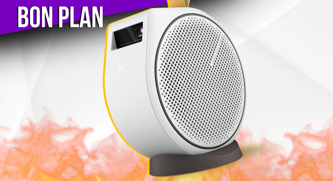 Le BenQ GV30 en promotion : le vidéoprojecteur portable qui vous suivra partout