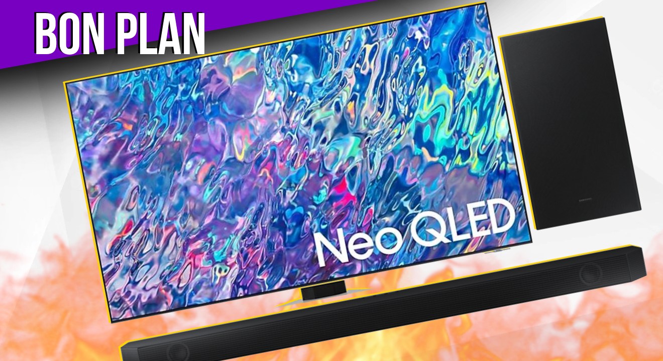 Promo Samsung : ce pack TV 4K 55 pouces et barre de son Dolby Atmos est à seulement 1199€