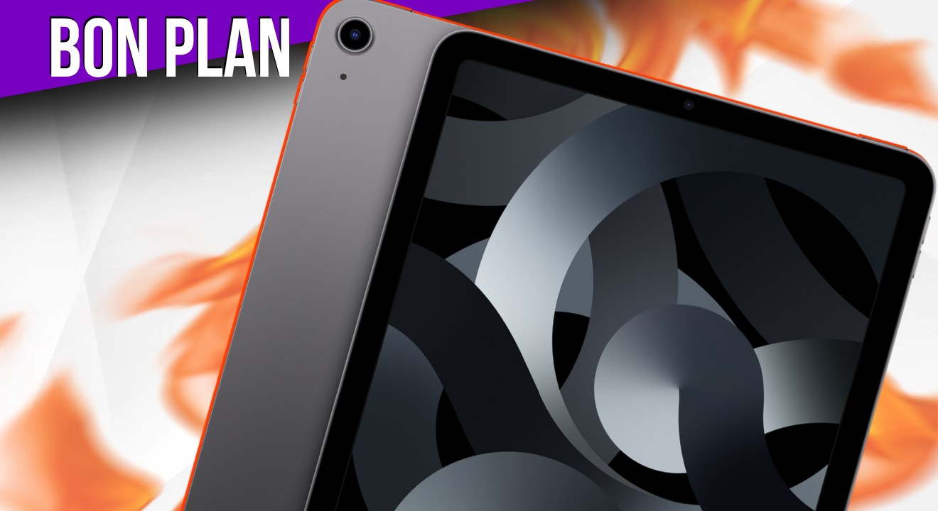 Apple : L'iPad Air (2022) doté de la puce M1 bénéficie de 100€ de réduction !