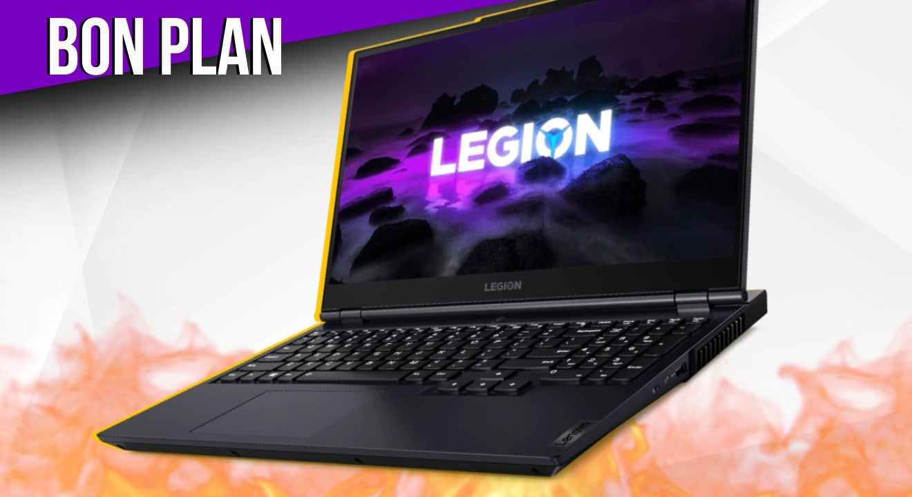 Soldes PC gamer : Le Lenovo Legion 5 muni d'une RTX 3070 et d'un Ryzen 7 en promo !