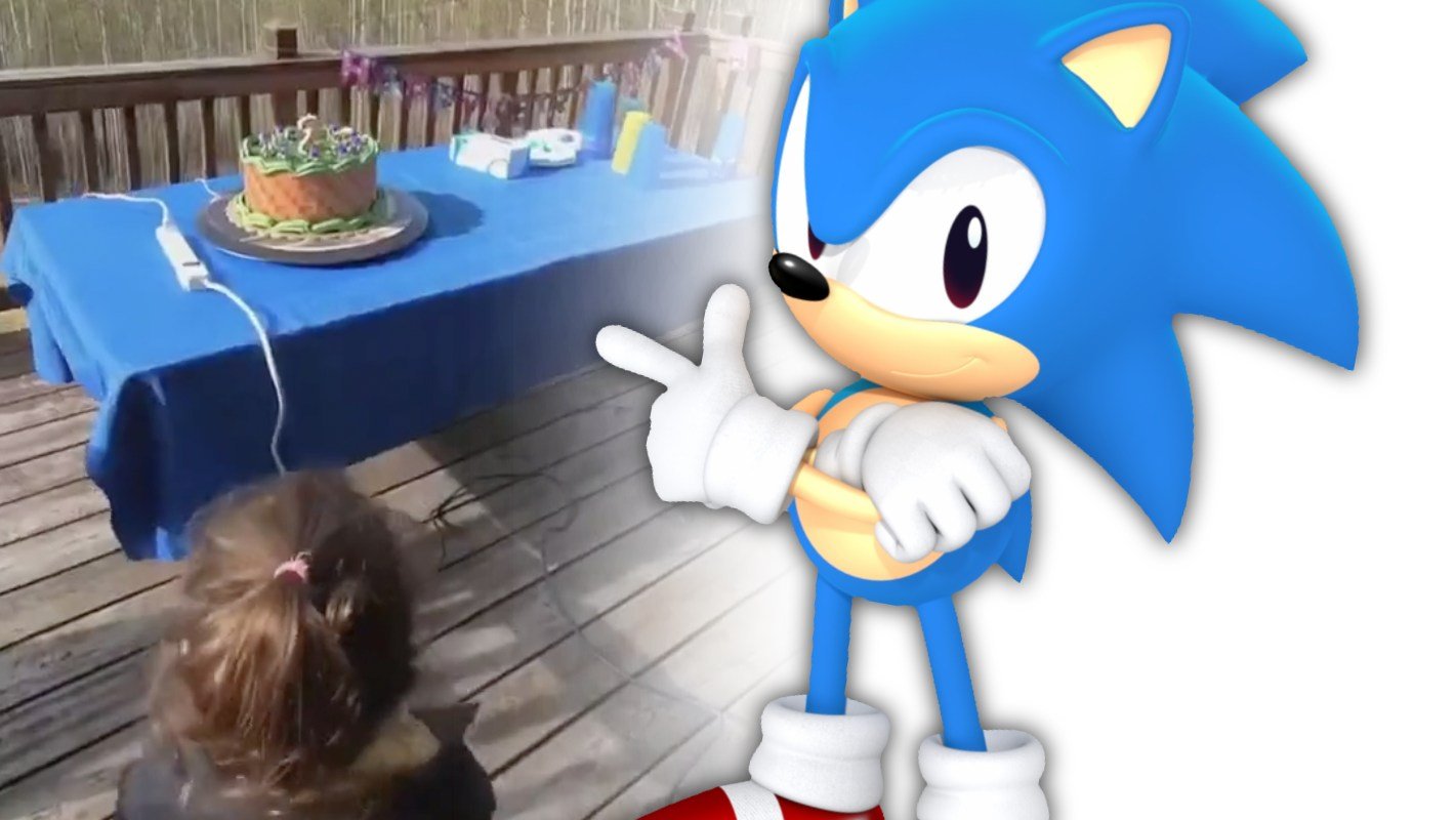 La vidéo du jour : un gâteau Sonic avec un effet animé exceptionnel